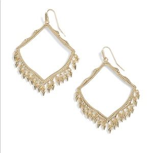 Kendra Scott Gold Lacy Earrings